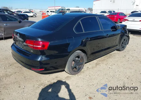 2015 Volkswagen Jetta 2.0L Tdi S из США, поврежденный, VIN 3VWLA7AJ6FM328701